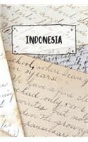 Indonesia: Ruled Travel Diary Notebook or Journey Journal - Lined Trip Pocketbook for Men and Women with Lines