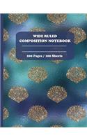 Wide Ruled Composition Notebook
