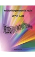 Workbook for English Handwriting Practice - Upper Case
