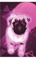 Pug Journal 80s Neon (Vol 6)