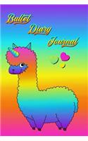 Bullet Diary Journal: Mein Lama Lamacorn Einhorn Bullet Diary Journal Das Kreative Journal Zum Ausfüllen Und Gestalten