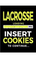 Lacrosse Loading 75% Insert Cookies To Continue: Lacross Player Doodle Book