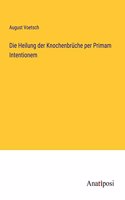 Die Heilung der Knochenbrüche per Primam Intentionem