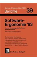 Software-Ergonomie '93