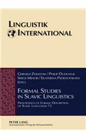 Formal Studies in Slavic Linguistics