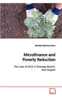 Microfinance and Poverty Reduction