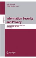 Information Security and Privacy