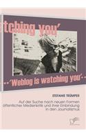 Weblog is watching you