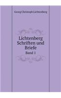 Lichtenberg Schriften Und Briefe Band 1