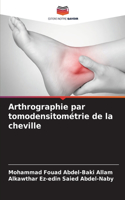 Arthrographie par tomodensitométrie de la cheville