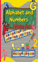 Alphabet and Numbers Coloring Book