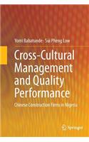 Cross-Cultural Management and Quality Performance
