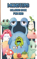 Monsters Coloring Book For Kids: Cool, Funny, and Quirky Monster Coloring Book For Kids Ages 4-8