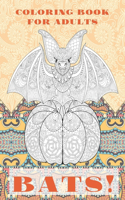 Bats! - Coloring Book for adults