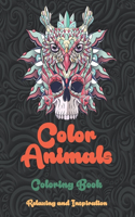 Color Animals - Coloring Book - Relaxing and Inspiration