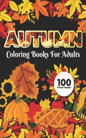 Autumn Coloring Books for adults 100 Unique Design