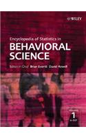 Encyclopedia of Statistics in Behavioral Science