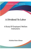 Dividend To Labor