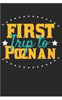 First Trip To Pozna&#324;: 6x9 Blank Lined Composition Notebook perfect gift for your Trip to Pozna&#324; for every Traveler