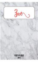 Zoe 4 month Planner Undated