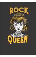 Sexy Rock Queen Notebook: Sexy Rock Queen Notebook gift Journal 6 x 9 120 pages