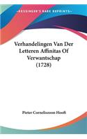 Verhandelingen Van Der Letteren Affinitas Of Verwantschap (1728)