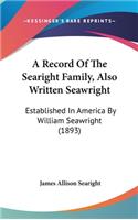 A Record Of The Searight Family, Also Written Seawright