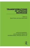 Transformations of African Marriage