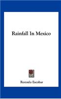 Rainfall in Mexico