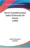 Breves Consideraciones Sobre El Derecho de Gracia (1900)