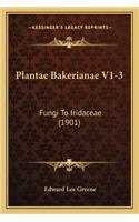 Plantae Bakerianae V1-3: Fungi To Iridaceae (1901)(English)