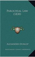 Parochial Law (1830)