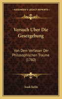 Versuch Uber Die Gesezgebung