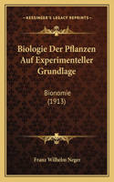 Biologie Der Pflanzen Auf Experimenteller Grundlage
