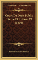 Cours De Droit Public Interne Et Externe V1 (1830)
