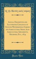 Annual Descriptive and Illustrated Catalogue of Genuine Wethersfield Garden and Agricultural Seeds, Also Agricultural Implements, Machines, Etc., 1874 (Classic Reprint)