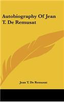 Autobiography of Jean T. de Remusat