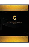 Accounting Specialist Log (Log Book, Journal - 125 pgs, 8.5 X 11 inches)