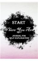 Start Where You Are