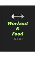 Workout & Food Log Book