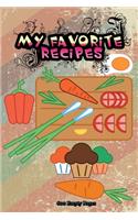 My Favorite Recipes 600 Empty Pages