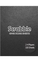 Scrabble Game Score sheets