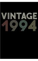 Vintage 1994 Notebook 26th Birthday Gift