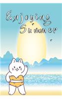 Enjoying Summer Cat notebook Version 3