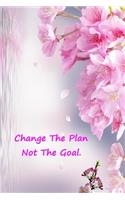 Change The Plan Not The Goal.