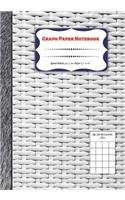 Graph Paper Notebook: Quad Ruled 4x4 - 110 Pages - 7" x 10" Squared Graphing Paper * Blank Notebook * Grid Paper * Softback ...(Composition Books)