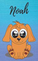 Noah dog coloring book / notebook / journal / diary: Personalized Blank Girl & Women, Boys and Men Name Notebook, Blank DIN A5 Pages. Ideal as a Uni ... Christmas & Birthday gift for women.