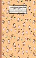 Monkeys Primary Composition Notebook