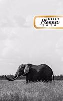 Daily Planner 2020: Elephant Lover 52 Weeks 365 Day Daily Planner for Year 2020 6x9 Everyday Organizer Monday to Sunday Africa Big Animal Activist Life Plan Academic Sc