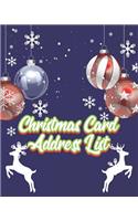 Christmas Card Address List: Send & Receive Holiday Notebook